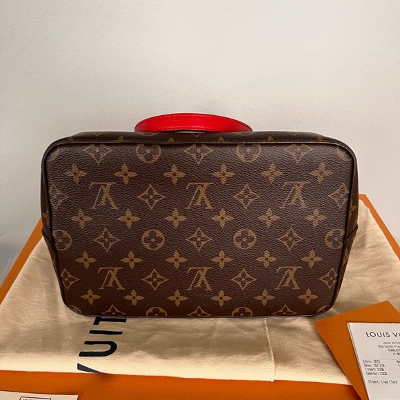 ONE DAY SALE! Louis Vuitton Neo Noe Red MM - Picture 4 of 14